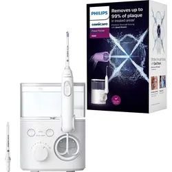 Philips Sonicare Zahnzwischenraum-Reiniger Power Flosser 3000 HX3711/20, Aufsätze: 2 St., mit Quad Stream-Technologie, 2 Reinigungsmodi, 10 Intensitätsstufen weiß