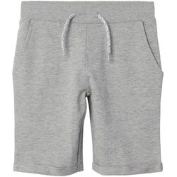 name it - Sweat-Shorts NKMVERMO in grey melange, Gr.98