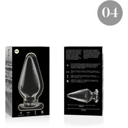 Nebula Series By Ibiza - Borosilikatglas Analplug 1 St