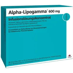 Alpha Lipogamma 600 mg Infusionslösungskonzentrat
