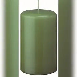 Kopschitz Kerzen Kerzen Stumpenkerzen Grün, 100 x 40 mm, 16 Stück