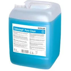 ECOLAB Sekusept® Pure Clean alkalischer Reiniger, Milder Reiniger zur manuellen Vorreinigung von medizinischen Instrumenten, 6 l - Kanister