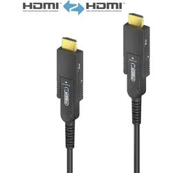FiberX Serie - Micro HDMI/HDMI 4K Glasfaser Verlängerung - 100m