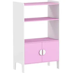 Aiyaplay Bücherregal Kinder Kinderregal mit 2 Ablage, 2 Schränke Aufbewahrungsregal , Holzwerkstoff , Nachbildung , 35x100x60 cm , Babymöbel & Kindermöbel, Babyzimmer, Babyregale & Kinderregale