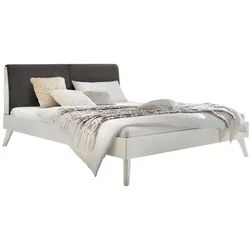 Hasena Bett , Anthrazit, Weiß , Holzwerkstoff , 160x200 cm , Über- und Sondergrößen erhältlich, gepolstertes Kopfteil, in verschiedenen Holzarten erhältlich, in verschiedenen Größen erhältlich , Schlafzimmer, Komplette Schlafzimmer und Serien, Schlafzimmerserien