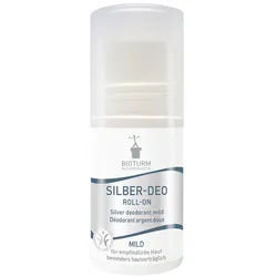 Bioturm Naturkosmetik Silber Deo Roll On Mild 50 ml Unisex