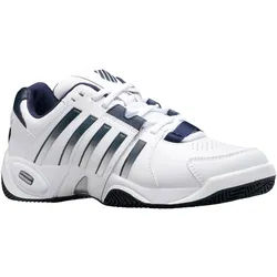 KSwiss Tennisschuhe Accomplish IV Allcourt (Stabil) weiss/peacoatblau Herren