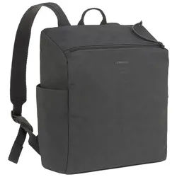 Lässig Wickelrucksack , Anthrazit , Textil , Uni , 14x35x31 cm , Baby On Tour, Kinderwagen, Wickeltaschen & Wickelrucksäcke