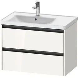 Duravit Ketho.2 Waschtischunterbau wandhängend Weiß Hochglanz 784x455x549 mm - K25285022220000 K25285022220000