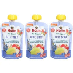 Holle Blue Bird Trinkflasche Birne, Apfel, Heidelbeere und Hafer bio