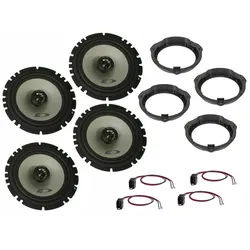 DSX Aloine Boxen Set für Mercedes T-Modell S204 Bj 07-14 Tür vorn hinten Auto-Lautsprecher (80 W)