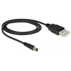 Delock Kabel USB Typ A auf DC 5,5 x 2,1 mm Hohlstecker 1 m