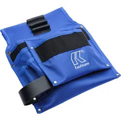 Nageltasche aus Textil - blau