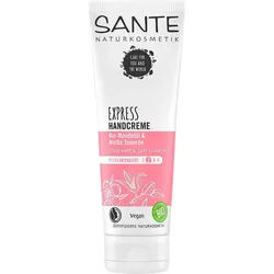 SANTE Handcreme Handcreme Express - Mandelöl & Weiße Tonerde 75ml 4er Pack
