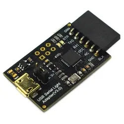 DFRobot USB Serial Light Adapter, ATmega8U2, USB zu Seriell, Mini-USB, RX/TX-Status-LED, 3,3V-5V