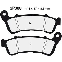 NISSIN Bremsbeläge für die Straße / Off-Road Sintermetall - 2P-308ST