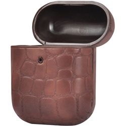 TERRATEC Air Box - Tasche für Kopfhöhrer - Polycarbonat - Stone Brown - für Apple AirPods (1. Generation, 2. Generation)