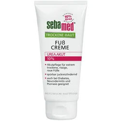 SEBAMED Fuß Creme Urea Akut 10% 6x 100 ml Karton 1 Karton