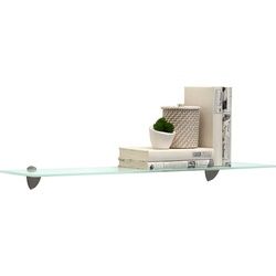Boxxx Glasablage , Weiß , Glas , 78x0.6x18 cm , Wohnzimmer, Regale, Wandboards