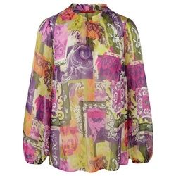 La blouse 100% soie Laura Biagiotti Roma violet