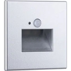PLM 93134 - Wandeinbauleuchte Edge Quadro, 1,2W, 25lm, 2700 K, eckig, chrom