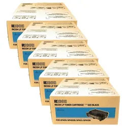 Ricoh Lp Type 220 Toner Cartridge Black Pack Of 5