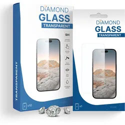 PT line Diamond Glass für Realme 13 4G/Realme 13+/Realme 13 PRO Realme 12+ 5G / Realme Narzo 50 4G/Realme A3i Plus (Transparent)