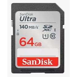 SanDisk SDXC-Karte Ultra UHS-I U1 Class10 Speicherkarte 64 GB 140MB/s