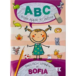 Lernbuch: ABC from apple to zebra - Englisch lernen mit Sofia