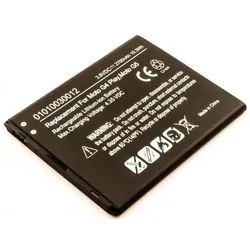 AGI Akku für Motorola Moto E4 XLTE Li-Ion 3,8 Volt 2700 mAh schwarz Handy-Akku 2700 mAh (3.8 V) schwarz