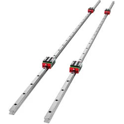 VEVOR Linearführung Linearführunge Linearschiene 15mm Linearführungsschiene Hsr15-1500mm Schleifen 2 Stück