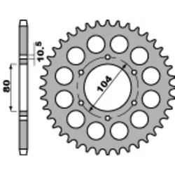 PBR Standard C45 Stahl Ritzel 488 - 530