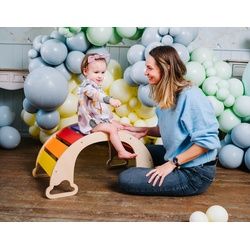 Xxxl Wippe , Multicolor, Naturfarben , Holz , Birke , Sperrholz , 40x75x37 cm , EN 71, Ce , Babymöbel & Kindermöbel, Babyzimmer, Babywippen & Babyschaukeln