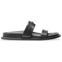 Michael Kors für Damen. 40S5MAFS2L Ledersandalen schwarzer Riemen (40), Wohnung, Keine, Lässig