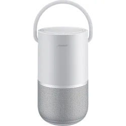 BOSE Bluetooth-Lautsprecher "Portable Home Speaker" Lautsprecher AirPlay 2, wasserabweisend, kraftvoller 360-Klang, Multiroom silberfarben Bluetooth