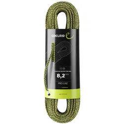 Edelrid Starling Protect Pro Dry 8,2mm - Halbseil / Zwillingsseil - yellow / night - 50m
