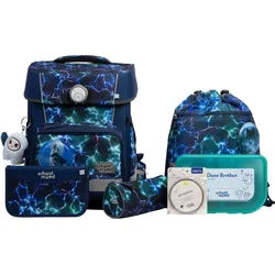 School-Mood Champion Pro 7-tlg. Schulranzenset Felix (Wolf)