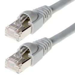 Telegärtner Patchkabel SFTP CAT 6A grau 0,5m