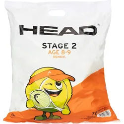 Head Kinder Tennisbälle Stage 2 orange 75 Bälle