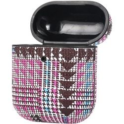 TERRATEC Air Box - Tasche für Kopfhöhrer - Polycarbonat - Tartan Pink - für Apple AirPods (1. Generation, 2. Generation)