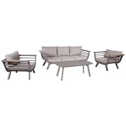 Gravidus Gartenlounge-Set 4-teilige Lounge-Gruppe Gartenlounge Sofa