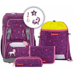 Step by Step GIANT Schulranzen-Set, 5-teilig Dreamy Unicorn Nuala