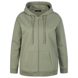 Le gilet sweat à capuche Emilia Lay vert