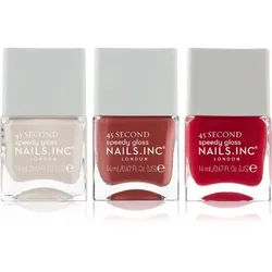 Nails Inc. 45 Second Spicy Margarita Set mit Nagellacken