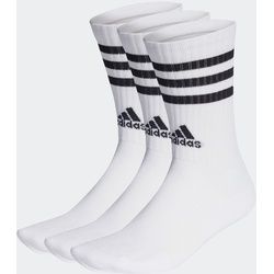 adidas Performance Funktionssocken »3STREIFEN CUSHIONED CREW SOCKEN, 3 PAAR«, (3 Paar) adidas Performance White / Black M (40/42)