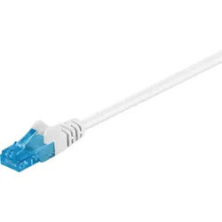 Goobay 50x Goobay 59829 CAT 6A Patchkabel, U/UTP, weiß, 7.5 m - Kupferleiter Netzwerkkabel
