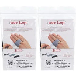 3Pp® Buddy Loops – Fingerbandage 1 (2.50 cm breit) Schwarz