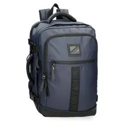Pepe Jeans Unisex für Kinder. 7342532 Hoxton navy anpassungsfähig Reise-Rucksack Computer und Tablet-Halterung (OSFA), Lässig, Polyester, Ma
