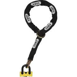 ABUS Granit Power XS 67 12KS Black Loop Kettenschloss, schwarz, Größe 120 cm für Männer