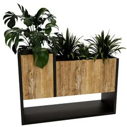 Raumhirsch Furniture Blumenkasten , Kiefer Milford , Holzwerkstoff , 46195x45x64.5 cm , Dekoration, Blumen & Blumentöpfe, Übertöpfe